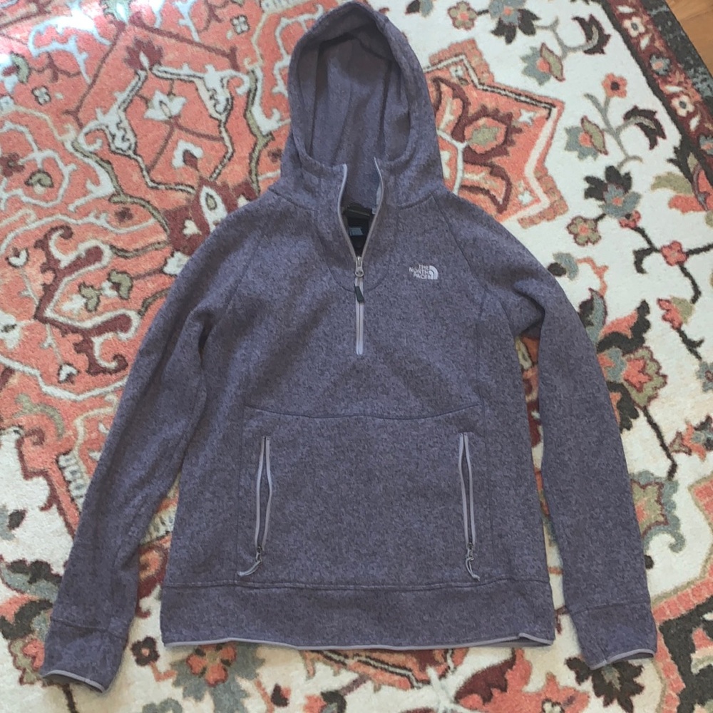 NorthFace Zipper Fleece - Purple Heather